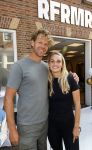 Enkhuizen 30 augustus 2025
Irene Schouten opent met haar compagnon Susan Bakker de tweede RFRMR  .RFRMR is een pilates studio . Irene Schouten met haar man Dirk Jan
