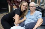 Enkhuizen 30 augustus 2025
Irene Schouten opent met haar compagnon Susan Bakker de tweede RFRMR  .RFRMR is een pilates studio . Irene Schouten met haar moeder en vader