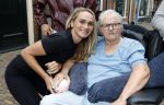 Enkhuizen 30 augustus 2025
Irene Schouten opent met haar compagnon Susan Bakker de tweede RFRMR  .RFRMR is een pilates studio . Irene Schouten met haar moeder en vader