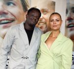 Den Haag 3 september 2025
Premiere Goldband in Pathe Buitenhof Den Haag . Iris de Graaf met partner Tony Boakye
