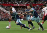 Eindhoven, 21 September 2025
PSV-AJAX, Eindstand 2-2
Kompetitie seizoen 2025-2026
Ismael Saibari met Josip Sutalo