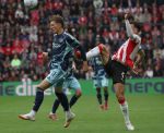 Eindhoven, 21 September 2025
PSV-AJAX, Eindstand 2-2
Kompetitie seizoen 2025-2026
Ivan Perisic met Mika Godts