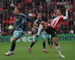Eindhoven, 21 September 2025
PSV-AJAX, Eindstand 2-2
Kompetitie seizoen 2025-2026
Ivan Perisic met Mika Godts