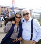 Zandvoort 21 augustus 2025
Grandprix F1 op circuit Zandvoort . Jan v zanen met zijn vrouw