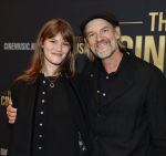 Amsterdam 12 september 2025
Uitreiking Cinemusic Rembrandt Oeuvre Award - tijdens The Night Of Cinemusic in het Concertgebouw. Jeroen Krabbe krijgt Ouvre prijs uit handen van Rene Mioch . Jasper Krabbe met zijn dochter