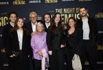 Amsterdam 12 september 2025
Uitreiking Cinemusic Rembrandt Oeuvre Award - tijdens The Night Of Cinemusic in het Concertgebouw. Jeroen Krabbe krijgt Ouvre prijs uit handen van Rene Mioch .  Jeroen Krabbe met zijn vrouw Herma en hun kleinkinderen
