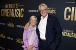 Amsterdam 12 september 2025
Uitreiking Cinemusic Rembrandt Oeuvre Award - tijdens The Night Of Cinemusic in het Concertgebouw. Jeroen Krabbe krijgt Ouvre prijs uit handen van Rene Mioch . Jeroen Krabbe met zijn vrouw Herma