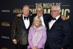 Amsterdam 12 september 2025
Uitreiking Cinemusic Rembrandt Oeuvre Award - tijdens The Night Of Cinemusic in het Concertgebouw. Jeroen Krabbe krijgt Ouvre prijs uit handen van Rene Mioch . Jeroen Krabbe met zijn vrouw Herma Krabbe en Rene Mioch
