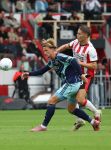 Eindhoven, 21 September 2025
PSV-AJAX, Eindstand 2-2
Kompetitie seizoen 2025-2026
Joey Veerman met Kasper Dolberg