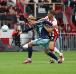 Eindhoven, 21 September 2025
PSV-AJAX, Eindstand 2-2
Kompetitie seizoen 2025-2026
Joey Veerman met Kasper Dolberg
