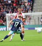 Eindhoven, 21 September 2025
PSV-AJAX, Eindstand 2-2
Kompetitie seizoen 2025-2026
Joey Veerman met Oliver Edvardsen