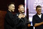 Tilburg 29 september 2025
Buma prijzen worden uitgereikt in 013 in Tilburg . John Dirne krijgt prijs uit houden Nicky Romero