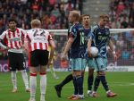 Eindhoven, 21 September 2025
PSV-AJAX, Eindstand 2-2
Kompetitie seizoen 2025-2026
Kenneth Taylor scoort uit penalty 1-1