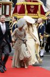 Den Haag 16 september 2025
Prinsjesdag 2025 met aanwezig namens de koninklijke familie , Koning Willem Alexander Koningin Maxima Prinses Amalia Prinses Alexia Prinses Ariane Prins Constantijn en Prinses Laurentien . Koningin Maxima viel bijna op de rode loper