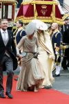 Den Haag 16 september 2025
Prinsjesdag 2025 met aanwezig namens de koninklijke familie , Koning Willem Alexander Koningin Maxima Prinses Amalia Prinses Alexia Prinses Ariane Prins Constantijn en Prinses Laurentien . Koningin Maxima viel bijna op de rode loper