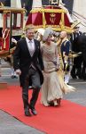 Den Haag 16 september 2025
Prinsjesdag 2025 met aanwezig namens de koninklijke familie , Koning Willem Alexander Koningin Maxima Prinses Amalia Prinses Alexia Prinses Ariane Prins Constantijn en Prinses Laurentien . Koningin Maxima viel bijna op de rode loper