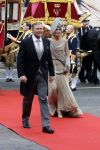 Den Haag 16 september 2025
Prinsjesdag 2025 met aanwezig namens de koninklijke familie , Koning Willem Alexander Koningin Maxima Prinses Amalia Prinses Alexia Prinses Ariane Prins Constantijn en Prinses Laurentien . Koningin Maxima viel bijna op de rode loper