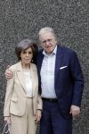 Rotterdam 20 september 2025
Crematie Gerard Cox bij crematorium de Hoeksche Waard. Lee Towers met zijn vrouw Laura