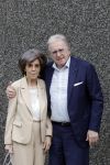 Rotterdam 20 september 2025
Crematie Gerard Cox bij crematorium de Hoeksche Waard. Lee Towers met zijn vrouw Laura