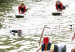 Amsterdam 6  september 2025
Maarten v d Weijden zwemt 75 km in 24 uur voor Jeugdfonds Sport Cultuur amsterdam . Zijn vriendin Anne begeleidt hem met een sloep .
