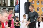 Amsterdam 6  september 2025
Maarten v d Weijden zwemt 75 km in 24 uur voor Jeugdfonds Sport Cultuur amsterdam . Zijn vriendin Anne begeleidt hem met een sloep .