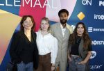 Hilversum 9 september 2025
NPO najaarspresentatie bij beeld en geluid . Marieke Heebink  Lindsay Zwaan Eva Crtutzen Kendrick Etmon