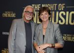 Amsterdam 12 september 2025
Uitreiking Cinemusic Rembrandt Oeuvre Award - tijdens The Night Of Cinemusic in het Concertgebouw. Jeroen Krabbe krijgt Ouvre prijs uit handen van Rene Mioch .  Martine v os met haar man Wouter Stips