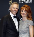 Utrecht 26 september 2025
Premiere voor de meisjes tijdens openingsavond Filmdagen Utrecht 2025 in de stadsschouwburg . Noortje Herlaar kwam met Barry Atsma