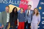 Hilversum 9 september 2025
NPO najaarspresentatie bij beeld en geluid . 
Paulien Cornelisse Herman v d Zandt  Joris Linssen  Jetske v d Elsen en Sosha Duysker