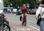 Amsterdam 1 september 2025
Porgy Franssen op de electrische fiets in Amsterdam zuid.