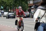 Amsterdam 1 september 2025
Porgy Franssen op de electrische fiets in Amsterdam zuid.