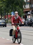 Amsterdam 1 september 2025
Porgy Franssen op de electrische fiets in Amsterdam zuid.