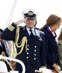 Amsterdam 24 augustus 202
Prins Maurits en Prinses MarilÃ¨ne hebben drie kinderen: Anna (geboren in 2001), Lucas (geboren in 2002), en Felicia (geboren in 2005). Hun volledige achternaam is Van Lippe-Biesterfeld van Vollenhoven . Prins Maurits neemt met zijn gezin de Vlootschouw af tijdens de laatste dag van Sail. Ze varen met de Groene Draeck.