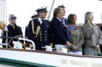 Amsterdam 24 augustus 202
Prins Maurits en Prinses MarilÃ¨ne hebben drie kinderen: Anna (geboren in 2001), Lucas (geboren in 2002), en Felicia (geboren in 2005). Hun volledige achternaam is Van Lippe-Biesterfeld van Vollenhoven . Prins Maurits neemt met zijn gezin de Vlootschouw af tijdens de laatste dag van Sail. Ze varen met de Groene Draeck.