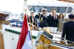 Amsterdam 24 augustus 202
Prins Maurits en Prinses MarilÃ¨ne hebben drie kinderen: Anna (geboren in 2001), Lucas (geboren in 2002), en Felicia (geboren in 2005). Hun volledige achternaam is Van Lippe-Biesterfeld van Vollenhoven . Prins Maurits neemt met zijn gezin de Vlootschouw af tijdens de laatste dag van Sail. Ze varen met de Groene Draeck.