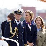 Amsterdam 24 augustus 202
Prins Maurits en Prinses MarilÃ¨ne hebben drie kinderen: Anna (geboren in 2001), Lucas (geboren in 2002), en Felicia (geboren in 2005). Hun volledige achternaam is Van Lippe-Biesterfeld van Vollenhoven . Prins Maurits neemt met zijn gezin de Vlootschouw af tijdens de laatste dag van Sail. Ze varen met de Groene Draeck.