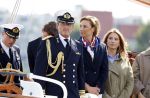 Amsterdam 24 augustus 202
Prins Maurits en Prinses MarilÃ¨ne hebben drie kinderen: Anna (geboren in 2001), Lucas (geboren in 2002), en Felicia (geboren in 2005). Hun volledige achternaam is Van Lippe-Biesterfeld van Vollenhoven . Prins Maurits neemt met zijn gezin de Vlootschouw af tijdens de laatste dag van Sail. Ze varen met de Groene Draeck.
