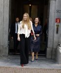 Amsterdam 10 september 2025
Prinses Amalia is uitgenodigd voor een  lunch in de ambtswoning van burgemeester Femke Halsema, waar zij een ontmoeting had met het gemeentebestuur van Amsterdam