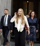 Amsterdam 10 september 2025
Prinses Amalia is uitgenodigd voor een  lunch in de ambtswoning van burgemeester Femke Halsema, waar zij een ontmoeting had met het gemeentebestuur van Amsterdam