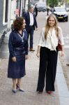 Amsterdam 10 september 2025
Prinses Amalia is uitgenodigd voor een  lunch in de ambtswoning van burgemeester Femke Halsema, waar zij een ontmoeting had met het gemeentebestuur van Amsterdam