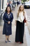 Amsterdam 10 september 2025
Prinses Amalia is uitgenodigd voor een  lunch in de ambtswoning van burgemeester Femke Halsema, waar zij een ontmoeting had met het gemeentebestuur van Amsterdam
