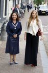 Amsterdam 10 september 2025
Prinses Amalia is uitgenodigd voor een  lunch in de ambtswoning van burgemeester Femke Halsema, waar zij een ontmoeting had met het gemeentebestuur van Amsterdam