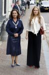 Amsterdam 10 september 2025
Prinses Amalia is uitgenodigd voor een  lunch in de ambtswoning van burgemeester Femke Halsema, waar zij een ontmoeting had met het gemeentebestuur van Amsterdam