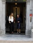 Amsterdam 10 september 2025
Prinses Amalia is uitgenodigd voor een  lunch in de ambtswoning van burgemeester Femke Halsema, waar zij een ontmoeting had met het gemeentebestuur van Amsterdam