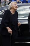 Groesbeek, 12-09-2025 - Hare Koninklijke Hoogheid Prinses Beatrix heropent de gerestaureerde korenmolen De Zuidmolen in Groesbeek. Prinses Beatrix loopt met wandelstok.