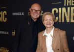 Amsterdam 12 september 2025
Uitreiking Cinemusic Rembrandt Oeuvre Award - tijdens The Night Of Cinemusic in het Concertgebouw. Jeroen Krabbe krijgt Ouvre prijs uit handen van Rene Mioch . Renee Soutendijk kwam met man Thed Lensen