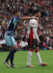 Eindhoven, 21 September 2025
PSV-AJAX, Eindstand 2-2
Kompetitie seizoen 2025-2026
Ricardo Pepi in duel met Josip Sutalo