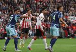 Eindhoven, 21 September 2025
PSV-AJAX, Eindstand 2-2
Kompetitie seizoen 2025-2026
Ricardo Pepi in duel met Josip Sutalo