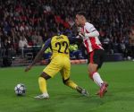 Eindhoven, 16 September 2025
CL wedstrijd PSV-Union Saint-Gilloise, eindsatnd 1-3
Sergino Dest en Ousseynou Niang