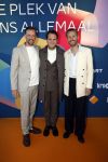 Hilversum 9 september 2025
NPO najaarspresentatie bij beeld en geluid . 
Stijn v Vliet Tobias Camman en Daan Boom